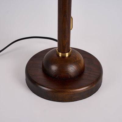 Holden Vintage Wood Table Lamp