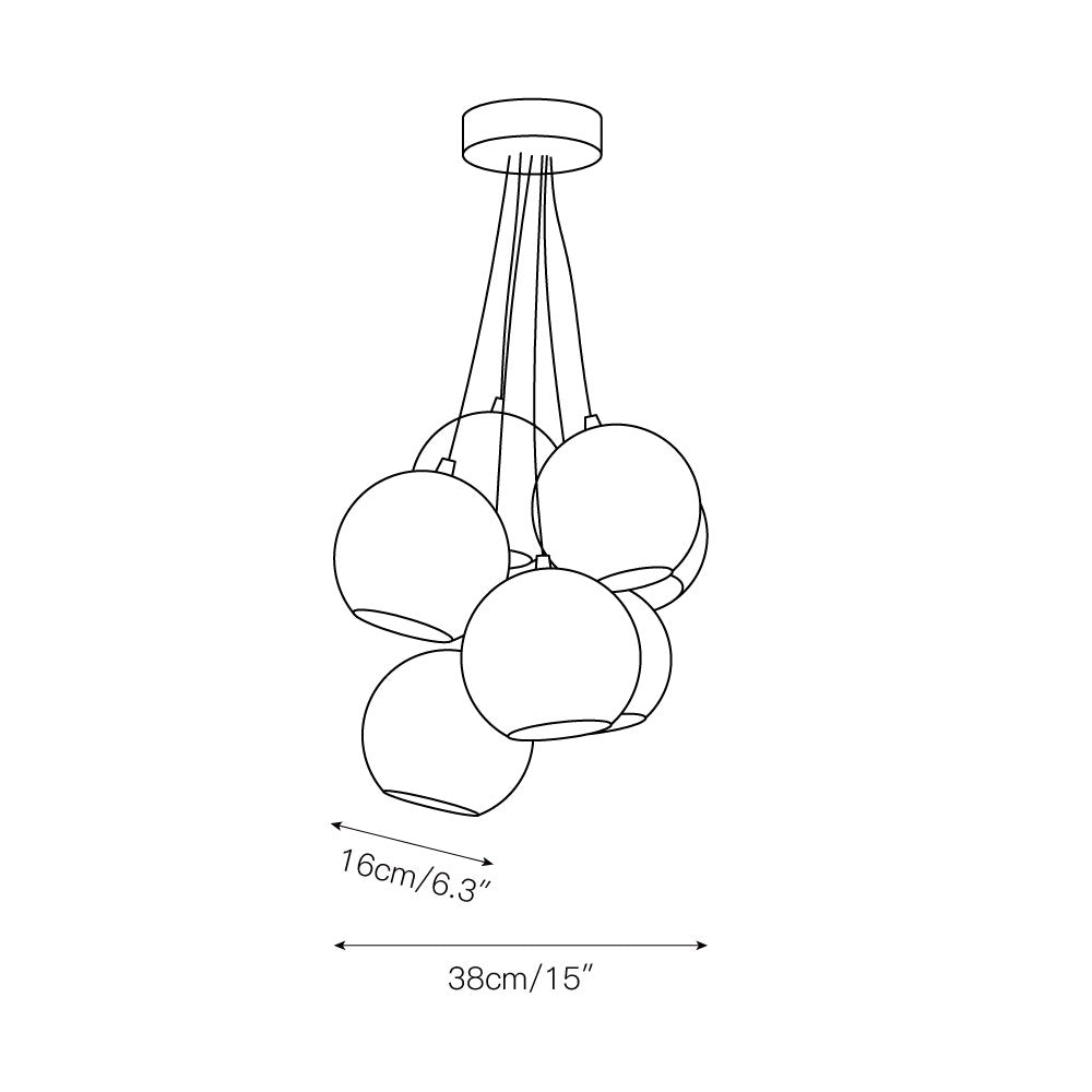 Celinette Glass Pendant Lamp