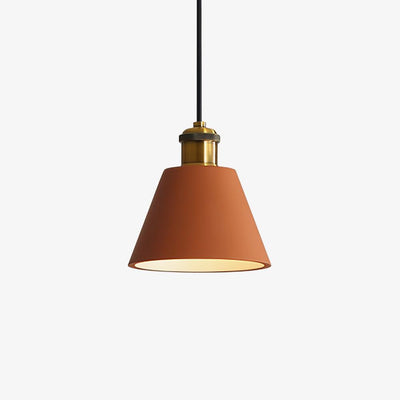 Trio Industrial Resin Pendant Lamp