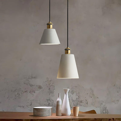 Trio Industrial Resin Pendant Lamp
