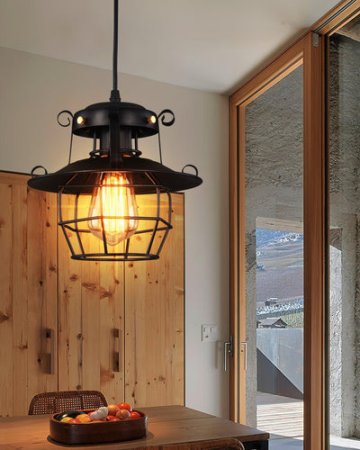 Harbor Vintage Birdcage Pendant Light