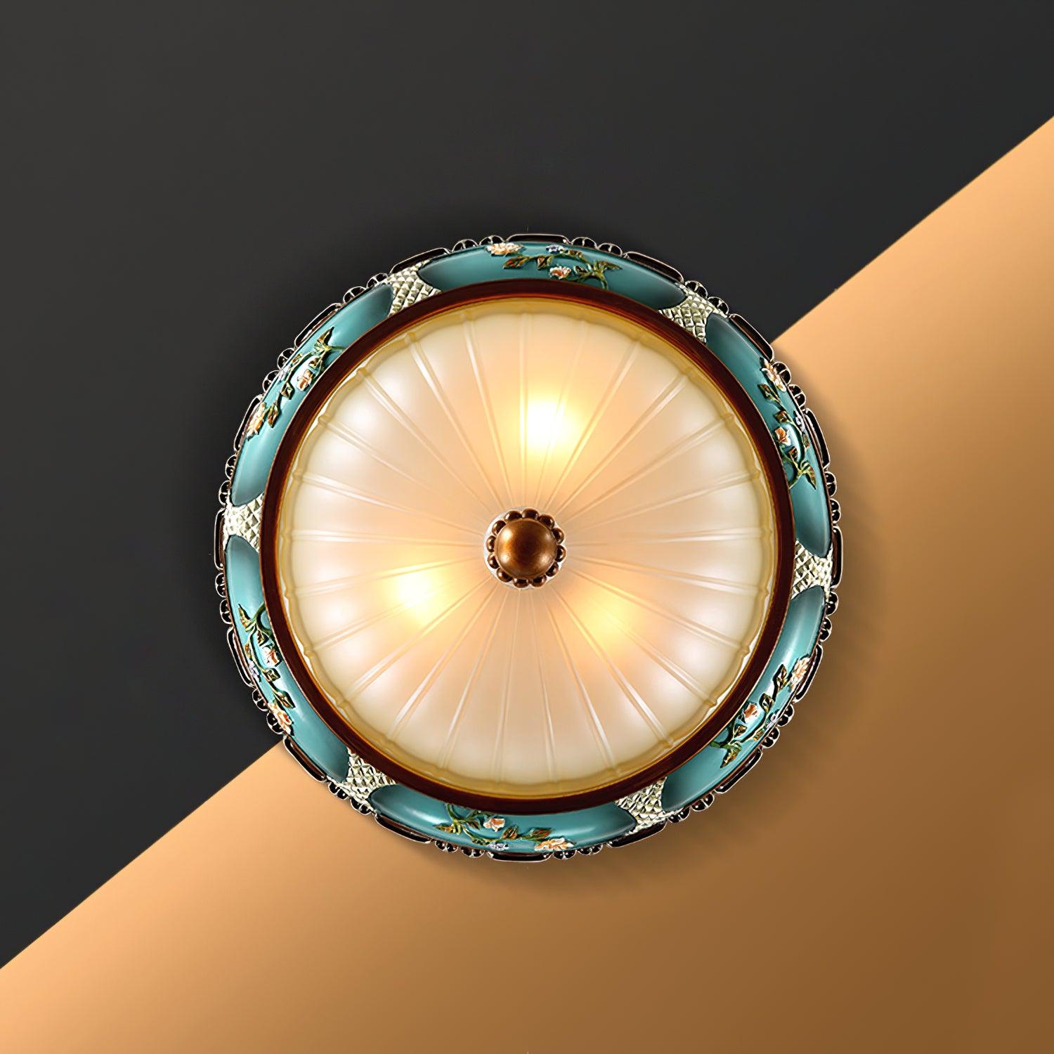 Duvall Ceiling Lamp Floral Recessed Vintage