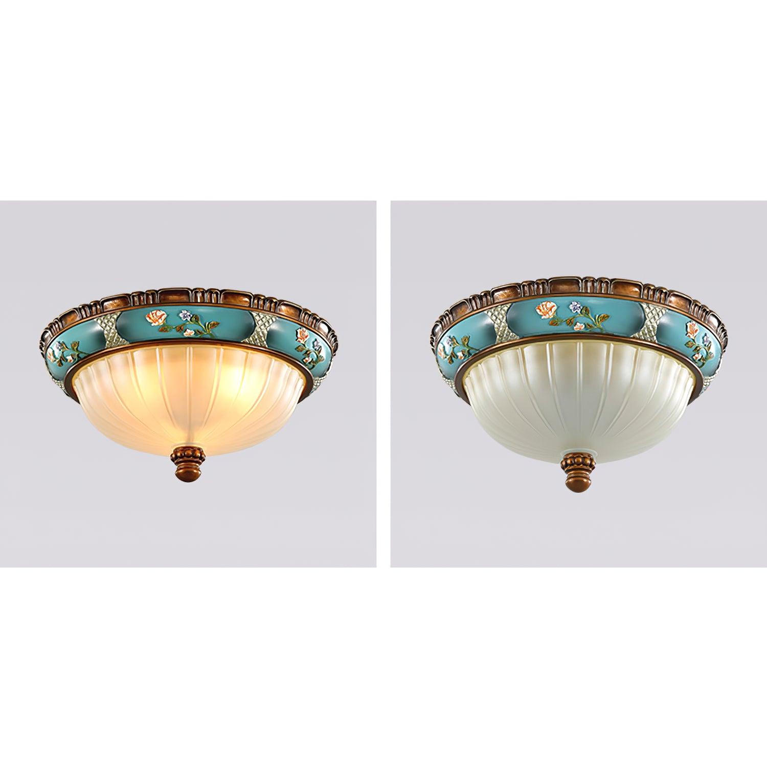 Duvall Ceiling Lamp Floral Recessed Vintage