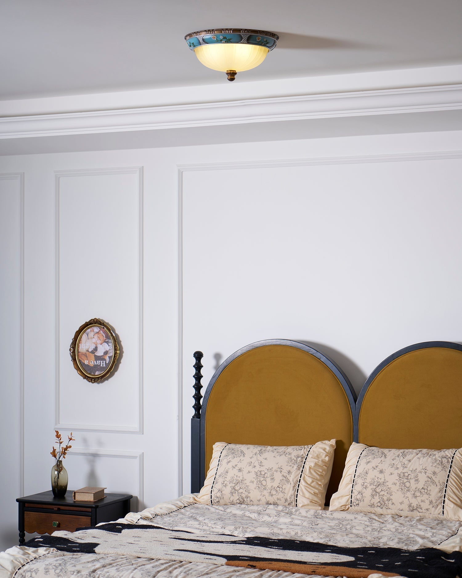 Duvall Ceiling Lamp Floral Recessed Vintage
