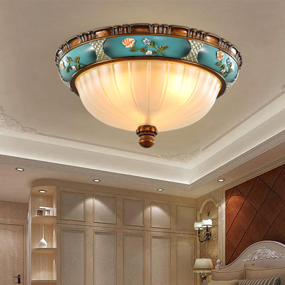 Duvall Ceiling Lamp Floral Recessed Vintage