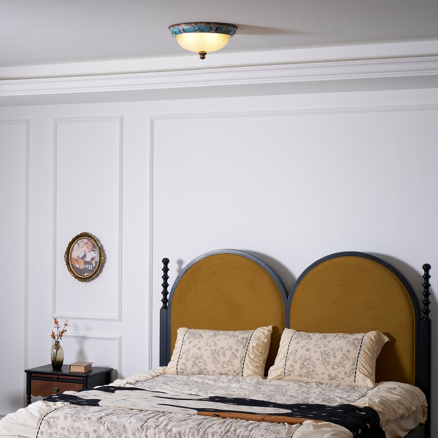 Duvall Ceiling Lamp Floral Recessed Vintage