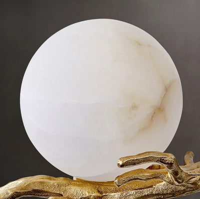 Erixa Retro Twigs Brass Marble Wall Lamp