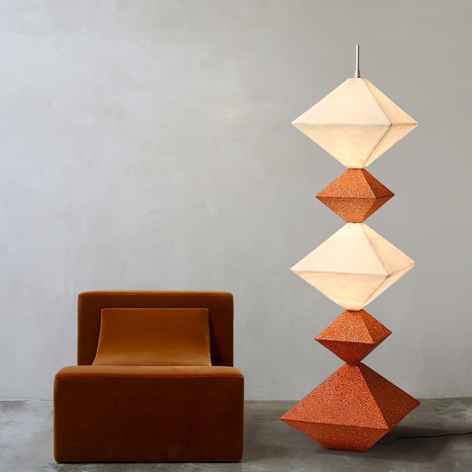 GeoGlow Rhombus Cube Floor Lamp