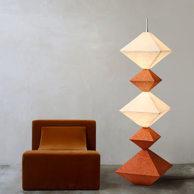 GeoGlow Rhombus Cube Floor Lamp