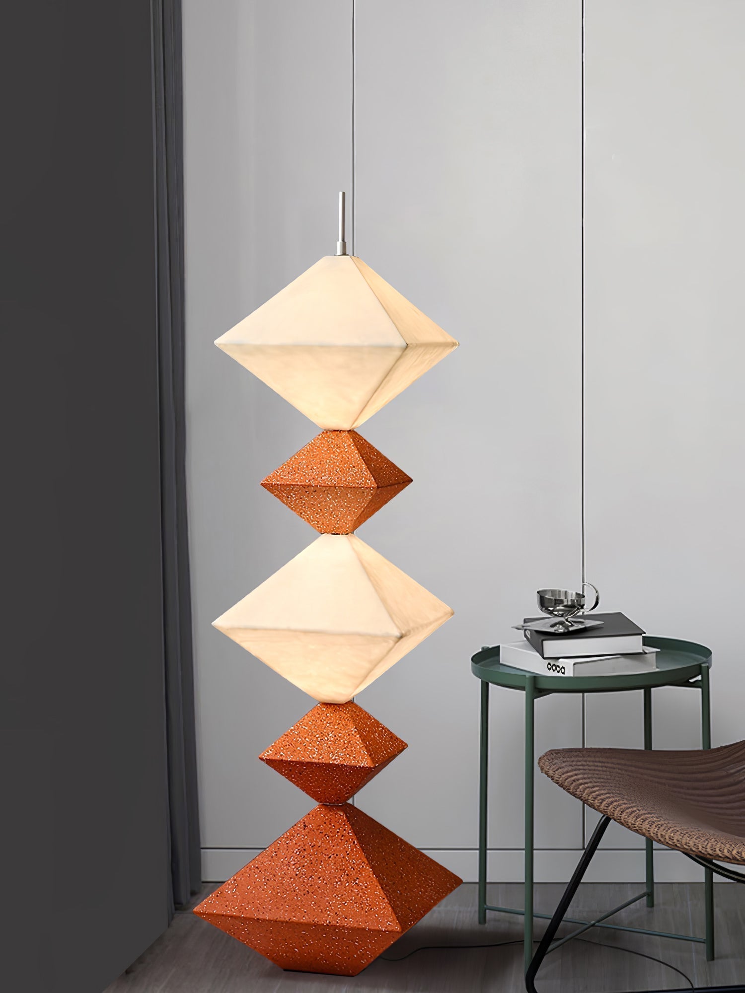 GeoGlow Rhombus Cube Floor Lamp