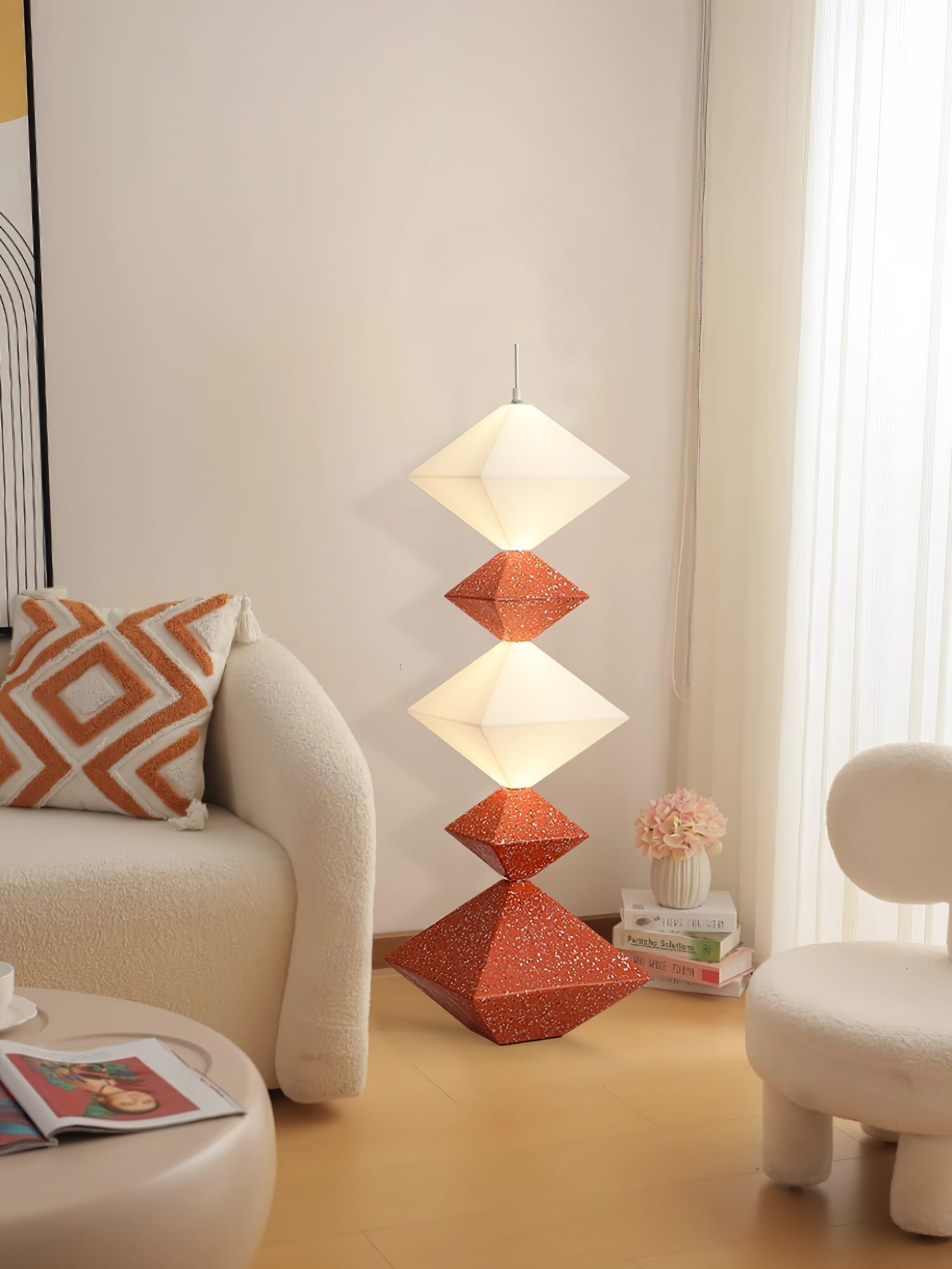 GeoGlow Rhombus Cube Floor Lamp