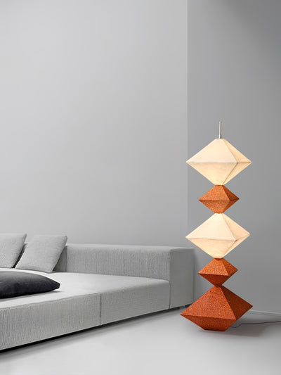 GeoGlow Rhombus Cube Floor Lamp