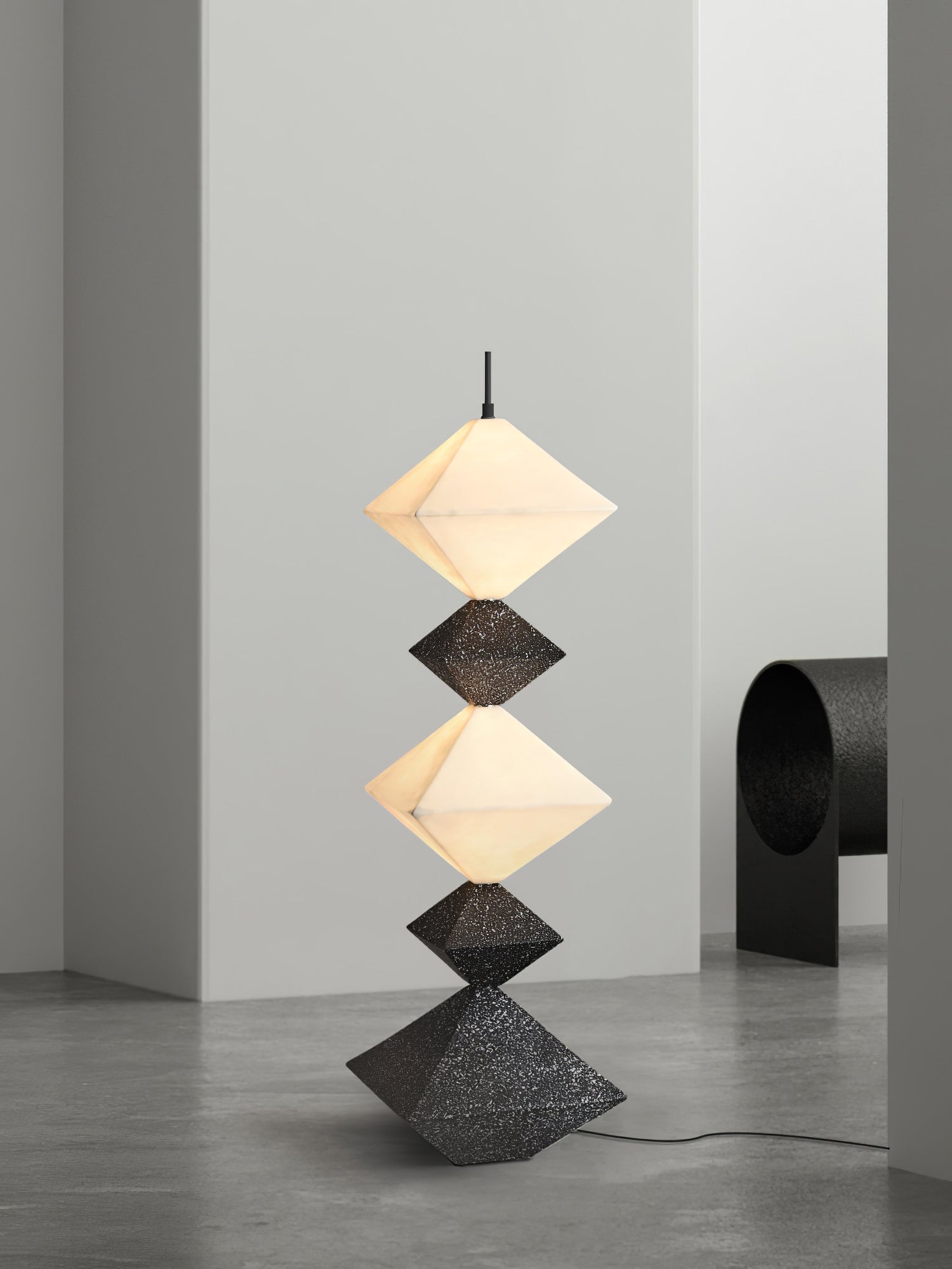 GeoGlow Rhombus Cube Floor Lamp