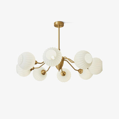 Zanora Vintage Brass Chandelier