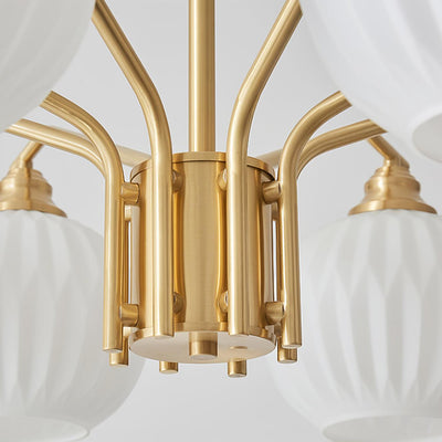 Nytheos Luxurious Brass Chandelier
