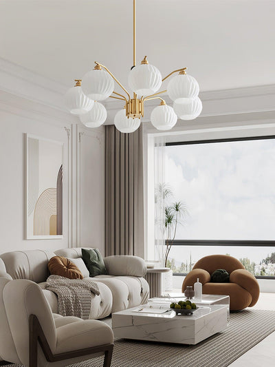 Nytheos Luxurious Brass Chandelier