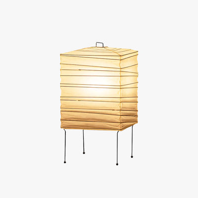 Ribbed Paper Lantern Table Lamp