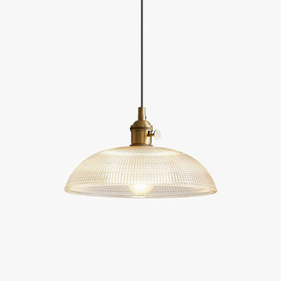 Crinel Brass & Glass Pendant Light