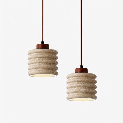 Nerovan Travertine Pendant Light