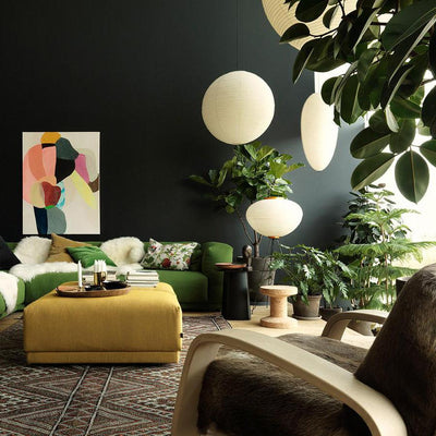 Lunerelle Pendant Lamp Paper for Living Room