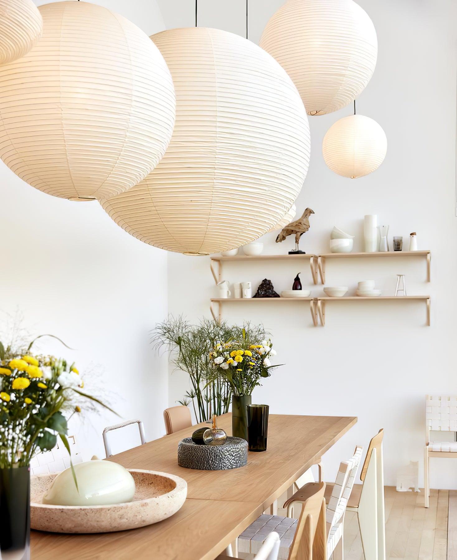 Lunerelle Pendant Lamp Paper for Living Room