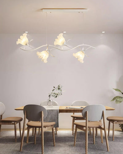 Liorareon Chandelier Floral Glass