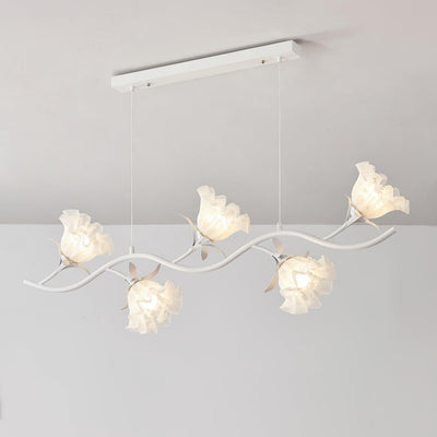 Liorareon Chandelier Floral Glass