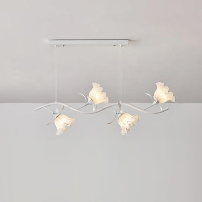 Liorareon Chandelier Floral Glass