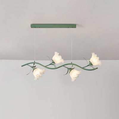 Liorareon Chandelier Floral Glass