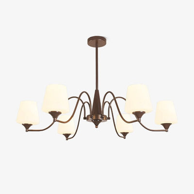 Velelaria Chandelier Frosted Glass Shades