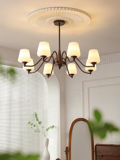 Velelaria Chandelier Frosted Glass Shades