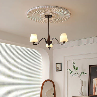Velelaria Chandelier Frosted Glass Shades