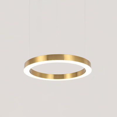 Dexlin Pendant Light LED Ring Gold Modern 3-Ring
