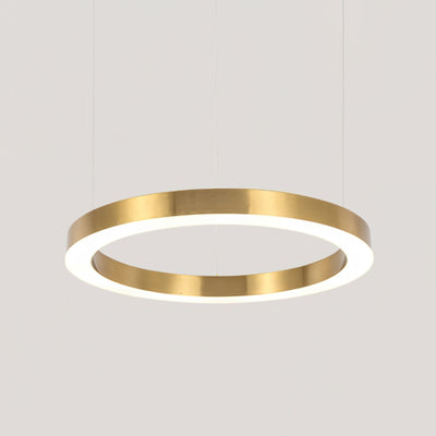 Dexlin Pendant Light LED Ring Gold Modern 3-Ring