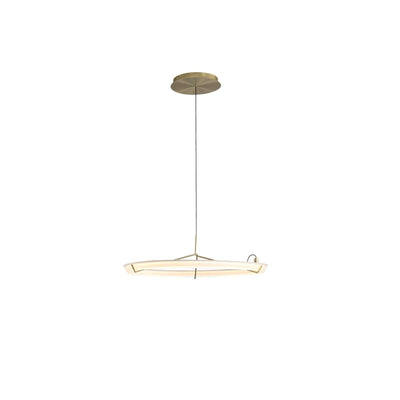 Orinirian Chandelier Modern Stainless Steel Ring