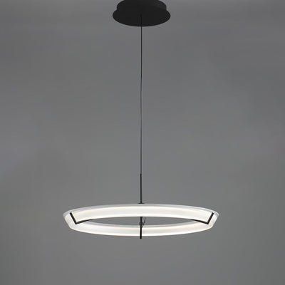 Orinirian Chandelier Modern Stainless Steel Ring