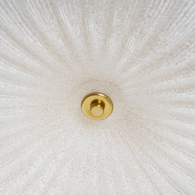 Delafield Ripple Glass Flush Mount Ceiling Light