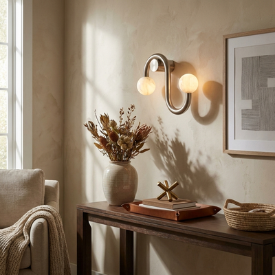 Wexleigh Alabaster Wall Sconce