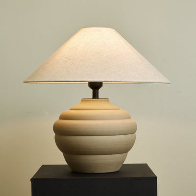 Sereno Ripple Clay Table Lamp