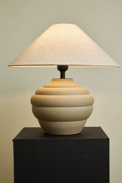 Sereno Ripple Clay Table Lamp