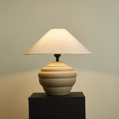 Sereno Ripple Clay Table Lamp