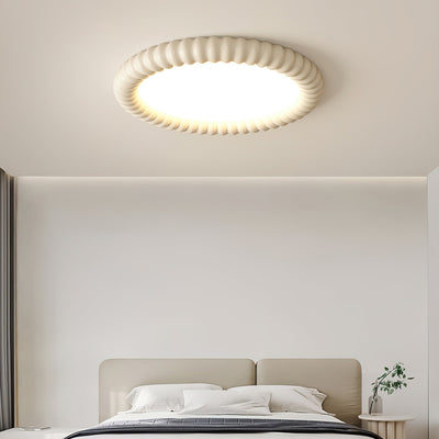 Ulire Nordic Art Ripple Resin Ceiling Light