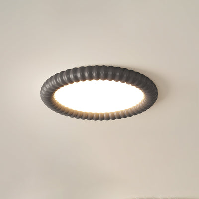 Ulire Nordic Art Ripple Resin Ceiling Light