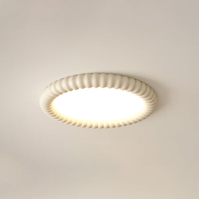 Ulire Nordic Art Ripple Resin Ceiling Light