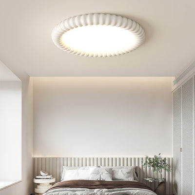Ulire Nordic Art Ripple Resin Ceiling Light