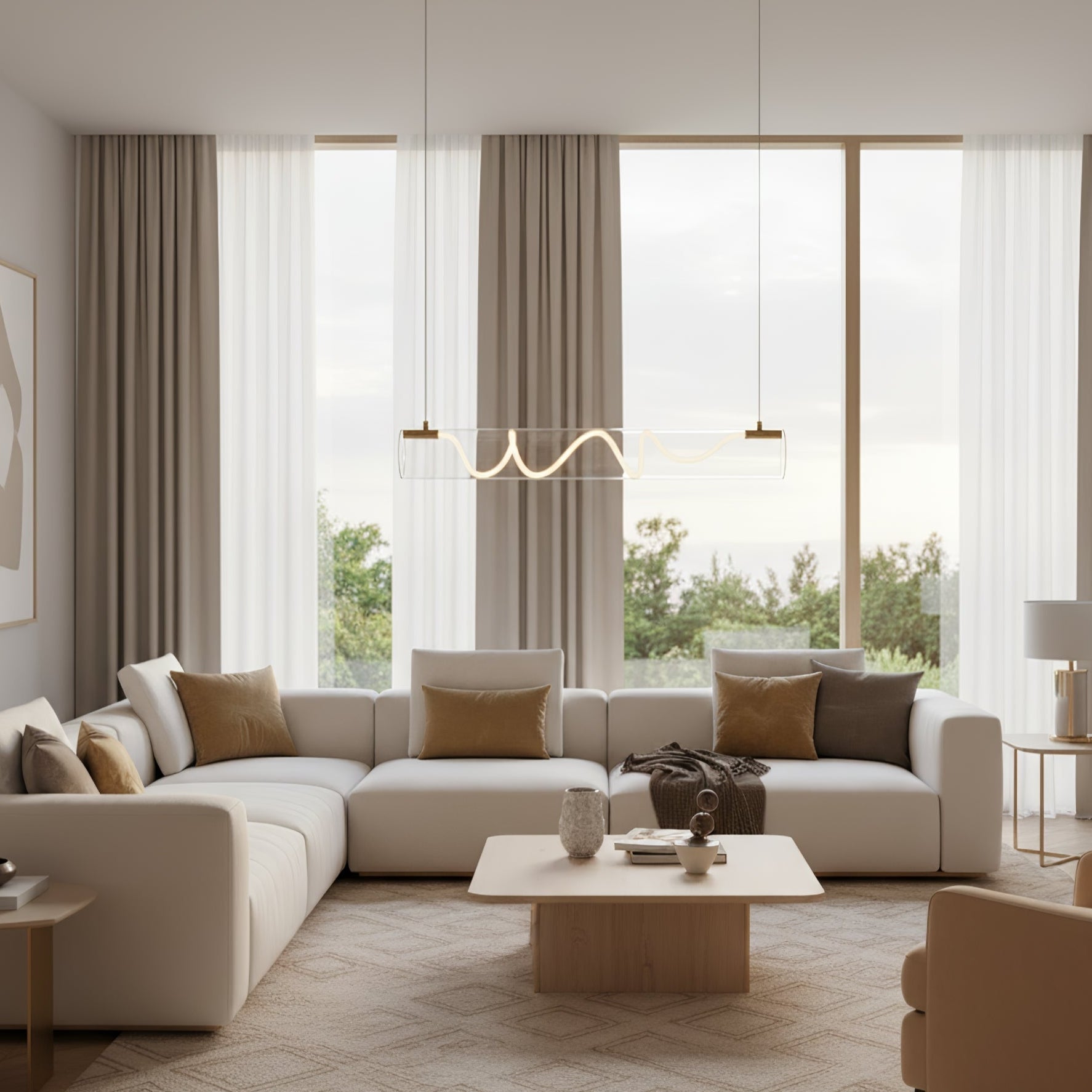 Ripple Linear Pendant Lamp