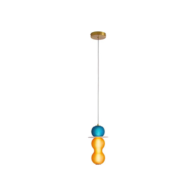 Lioririse Pendant Lamp Colored Glass Modern