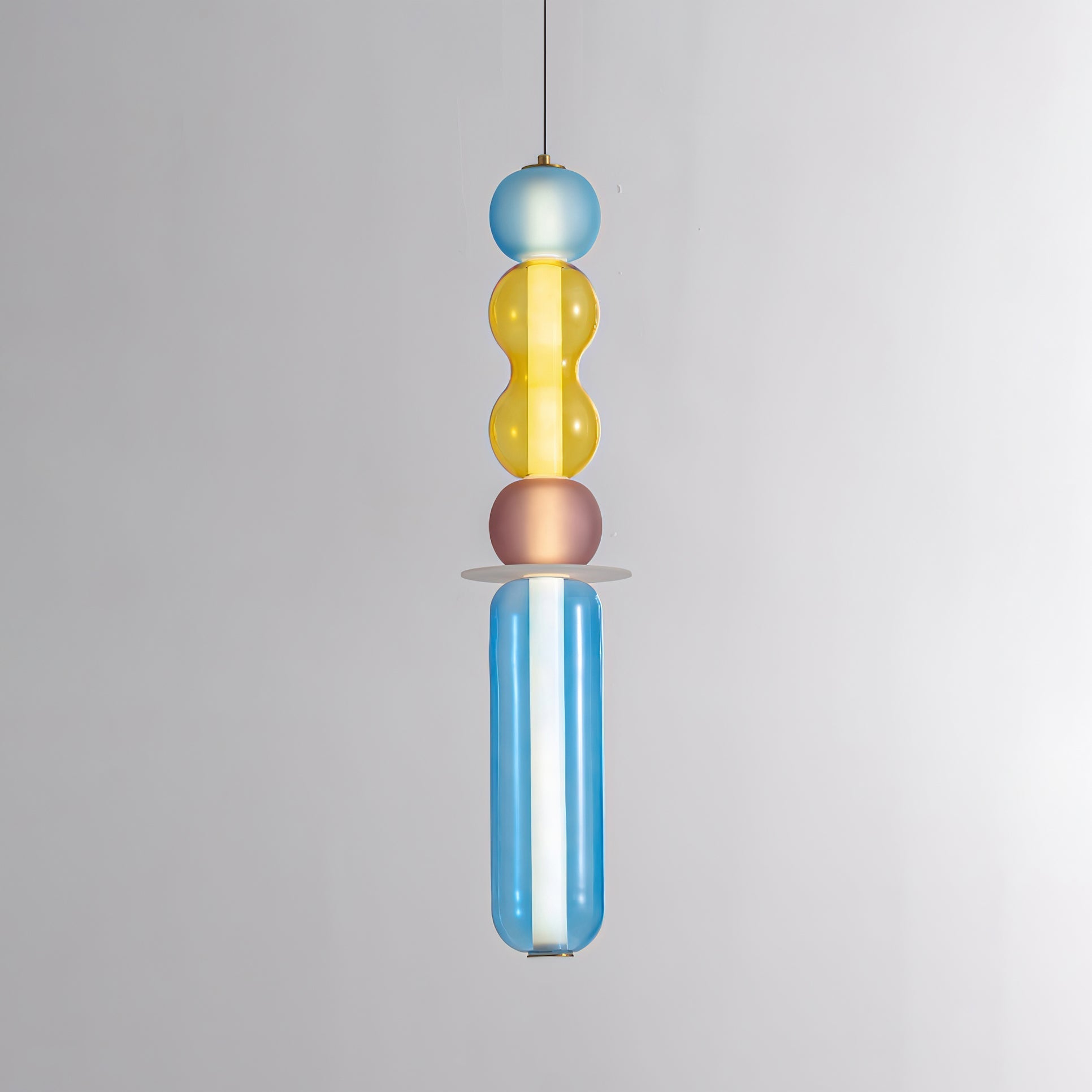 Lioririse Pendant Lamp Colored Glass Modern