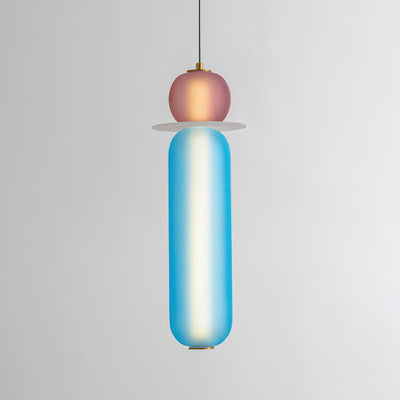 Lioririse Pendant Lamp Colored Glass Modern