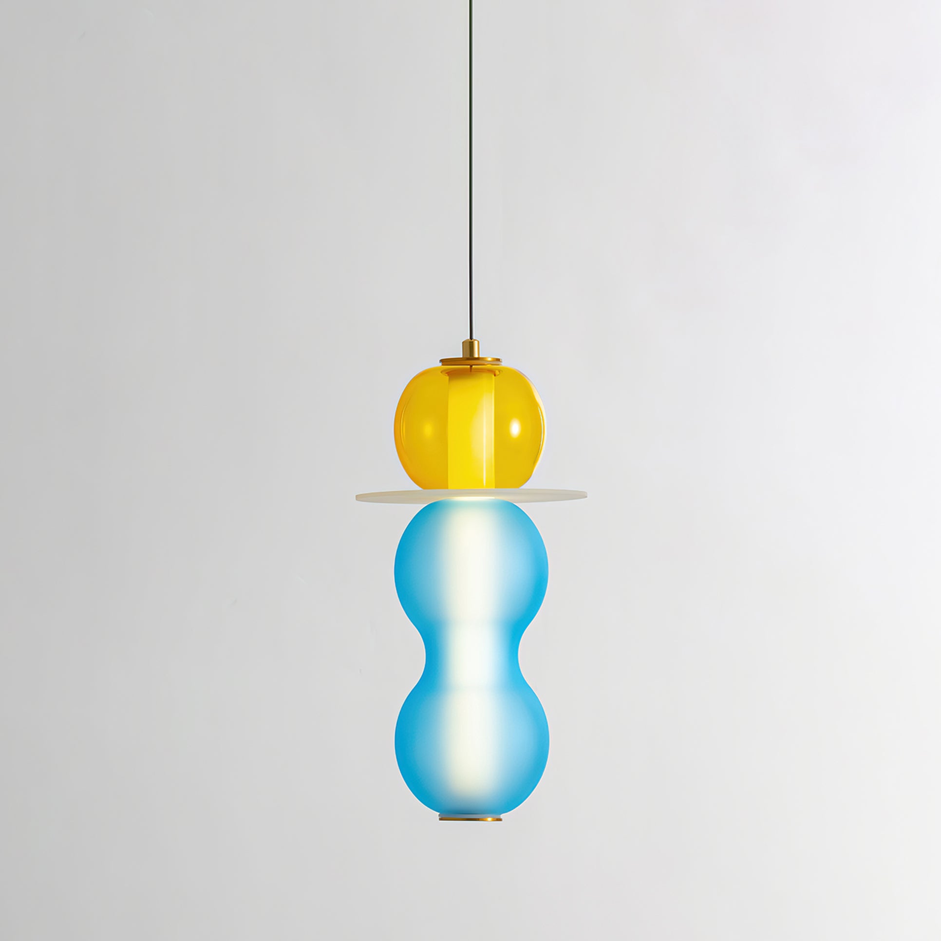 Lioririse Pendant Lamp Colored Glass Modern